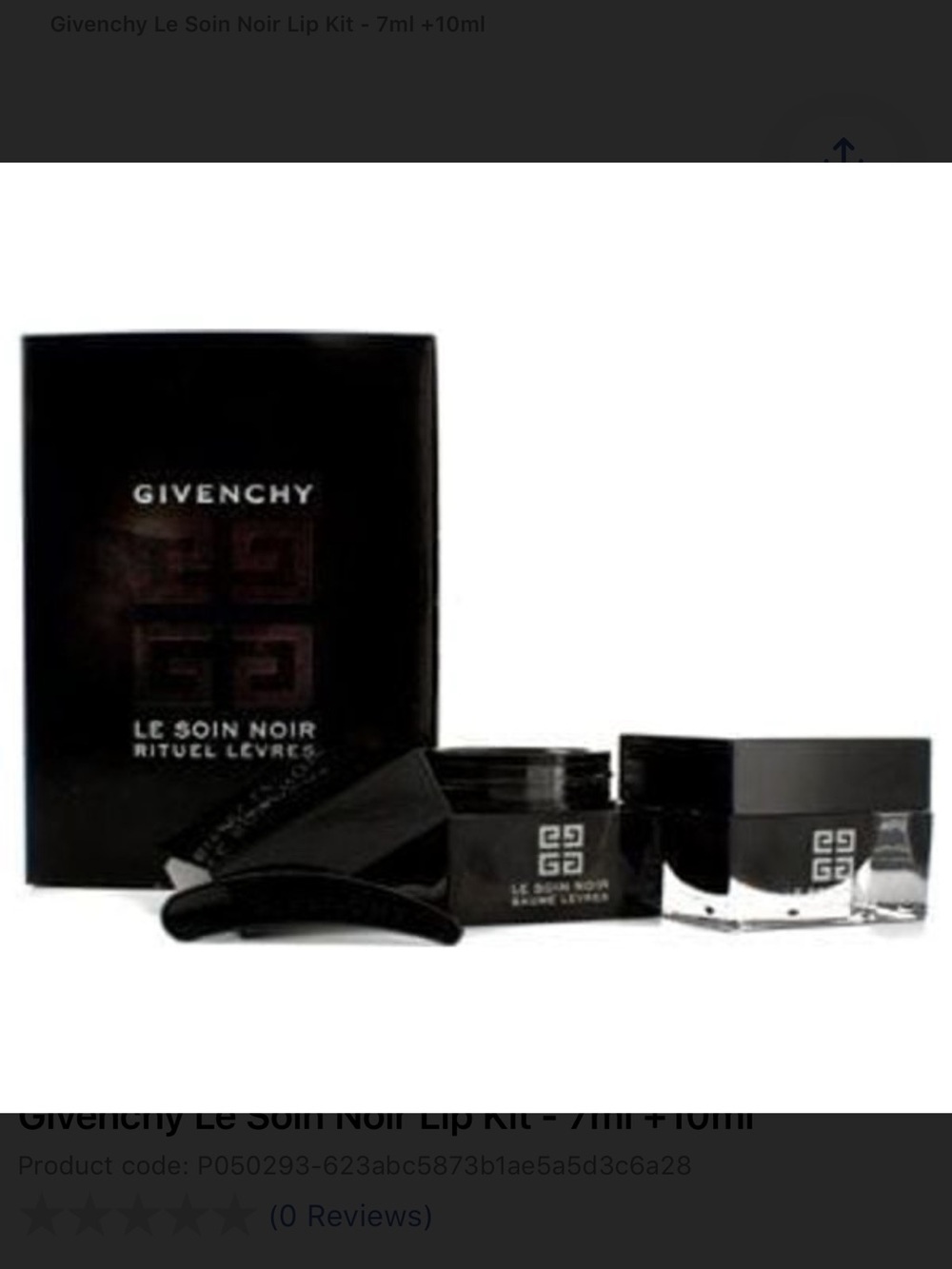 Givenchy Le Soin Noir Lip Treatment Set — Black - Picture 2 of 2